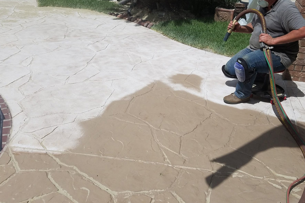 Patio and concrete cleaning